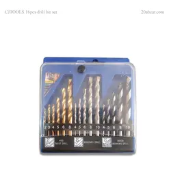 مجموعه 16 عددی مته آهن و چوب و الماسه سی جی تولز