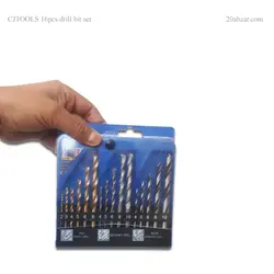 مجموعه 16 عددی مته آهن و چوب و الماسه سی جی تولز