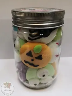 مارشمالو طرح هالووین  جار