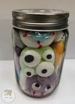 مارشمالو طرح هالووین  جار