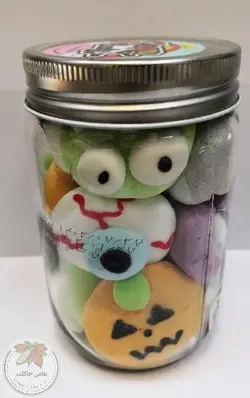 مارشمالو طرح هالووین  جار