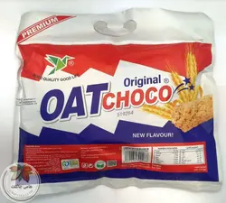 غلات فرآوری شده با فرآورده پوششی سفید اوت چکو  OAT CHOCO