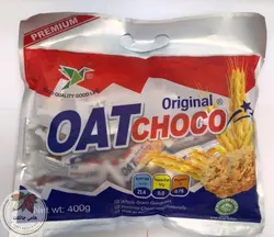 غلات فرآوری شده با فرآورده پوششی سفید اوت چکو  OAT CHOCO
