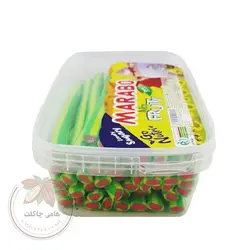 پاستیل لوله ای هندوانه ای 900 گرمی مارابو