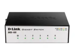 سوییچ 5 پورت گیگابیت و دسکتاپ دی-لینک مدل DGS-105