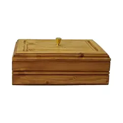 جای قاشق و چنگال چوبی کلاسیک