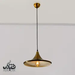 لوستر تک شعله مدرن بشقابی کد 260 آنتیکSHJ