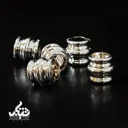 قرقره پلاستیک کوتاه کروم