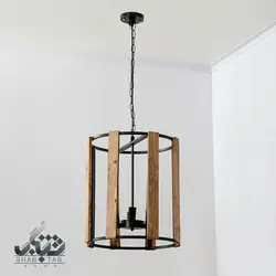 لوستر مدرن استوانه شش شعله سرپیچ E14