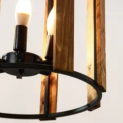 لوستر مدرن استوانه شش شعله سرپیچ E14