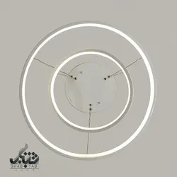 لوستر آویز LED حلقه ای 60 وات سفید کد 6312
