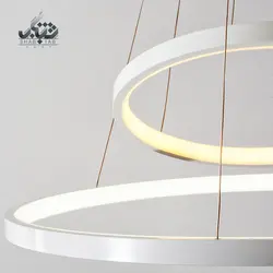 لوستر LED حلقه ای 60 وات کد 6306