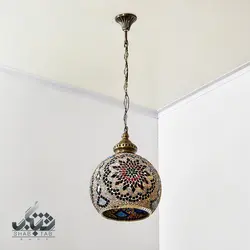 لوستر آویز تک شعله مراکشی مدل PCL گرد کد 11