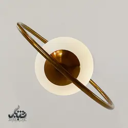 لوستر آویز مدرن تک شعله دایره حباب دار آنتیک SHJ