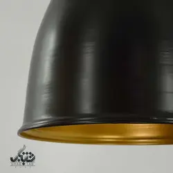 لوستر مدرن تک شعله بلوط مشکی DRK