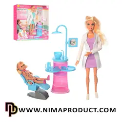 عروسک باربی دفا لوسی دندانپزشک آیتم 8408 - نیما پروداکت