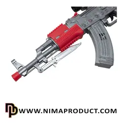 خریداسباب بازی تفنگ کلاش سرنیزه دار مدل AMT3500-1 |نیماپروداکت