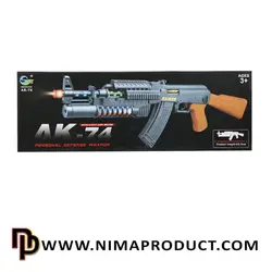 قیمت و خرید اسباب بازی تفنگ موزیکال AK-47 - نیما پروداکت