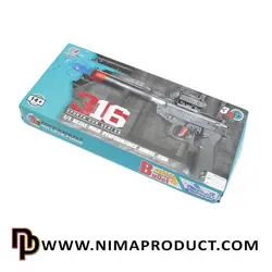 خرید ارزان اسباب بازی تفنگ کلت ساچمه ای آیتم 316|نیماپروداکت