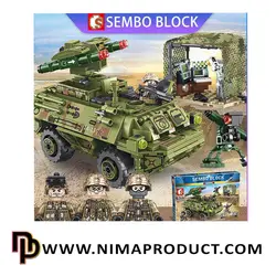 خرید ارزان لگو نظامی برند سمبو مدل Sembo 105656 |نیماپروداکت