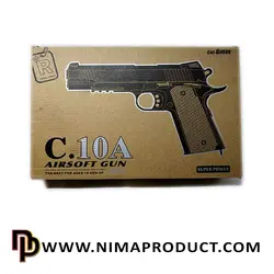 خرید تفنگ کلت ساچمه ای ایرسافت مدل C10A - نیما پروداکت