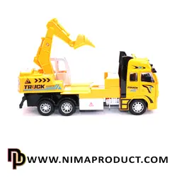 خرید ارزان ماکت فلزی ماشین راه سازی بیل مکانیکی |نیماپروداکت