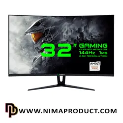 قیمت و خرید مانیتور گیمینگ 32 اینچ خمیده گیم مکس مدل GMX32CEWQ - نیما پروداکت