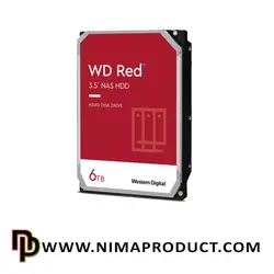 قیمت و خرید هارد دیسک اینترنال وسترن دیجیتال مدل WD Red 6TB 256MB - نیما پروداکت