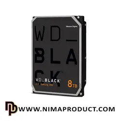 قیمت و خرید هارد دیسک اینترنال وسترن دیجیتال مدل WD Black 8TB 256MB - نیما پروداکت