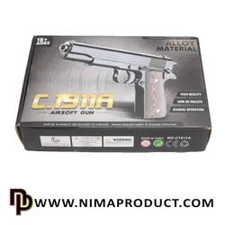 قیمت و خرید تفنگ کلت ساچمه ای ایرسافت مدل C1911A - نیما پروداکت