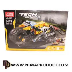 خرید لگو موتور سیکلت برند Jisi مدل Tech Bricks 3419 | نیماپروداکت