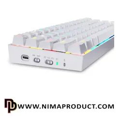 قیمت و خرید کیبورد مکانیکال گیمنیگ ردراگون مدل K530 Draconic White - نیما پروداکت