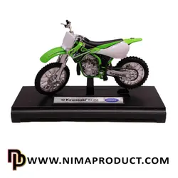 ماکت فلزی موتور سیکلت مدل Kawasaki KX 250