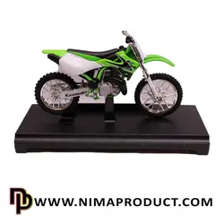 ماکت فلزی موتور سیکلت مدل Kawasaki KX 250
