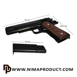 خرید تفنگ کلت ساچمه ای ایرسافت مدل +C1911A - نیما پروداکت
