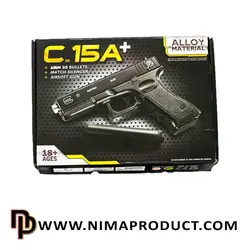 خرید تفنگ کلت ساچمه ای ایرسافت مدل +C15A - نیما پروداکت