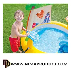 خرید استخر و سرسره بادی اینتکس طرح پو مدل 57136 - نیما پروداکت