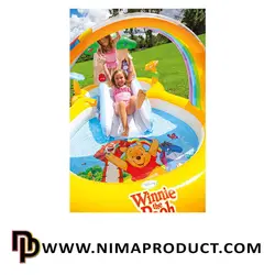 خرید استخر و سرسره بادی اینتکس طرح پو مدل 57136 - نیما پروداکت