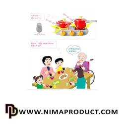 اسباب بازی اجاق گاز آشپزخانه آیتم 008.801 - نیما پروداکت