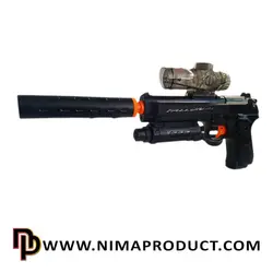 ارزانترین قیمت تفنگ تیر ژله ای شارژی مدل D2B-1 | نیماپروداکت