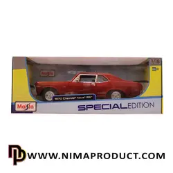 ماکت ماشین فلزی مدل 1970 Chevrolet Nova SS