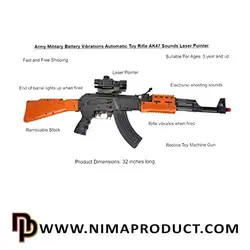 خرید تفنگ کلاش مدل AK-7744B - نیما پروداکت