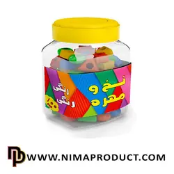 خرید بازی فکری نخ و مهره رنگی رنگی 100 تایی - نیما پروداکت