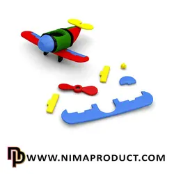 بازی فکری دوبی هواپیما هاردباکس - نیما پروداکت