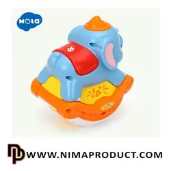 فیل موزیکال هولی تویز مدل Sliding Animals 3105C