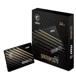 قیمت و خرید اس اس دی اینترنال ام اس آی 240 گیگابایت MSI SPATIUM S270