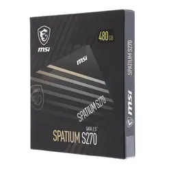 قیمت و خرید اس اس دی اینترنال ام اس آی 480 گیگابایت MSI SPATIUM S270