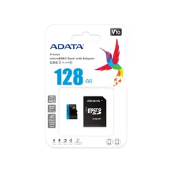 قیمت و خرید کارت حافظه گوشی و دوربین ای دیتا 128 گیگابایت ADATA MicroSD | مرکز اس‌اس‌دی