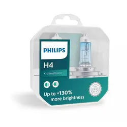 لامپ هالوژن اکستریم ویژن فیلیپس Philips X-treme Vision H4 - فروشگاه اینترنتی یدک پارت