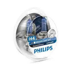 لامپ هالوژن دیاموند ویژن فیلیپس Philips Diamond Vision H4 - فروشگاه اینترنتی یدک پارت